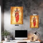 Goddess Lakshmi: The Divine Bestower of Wealth & Prosperity | Sacred Metal Poster
