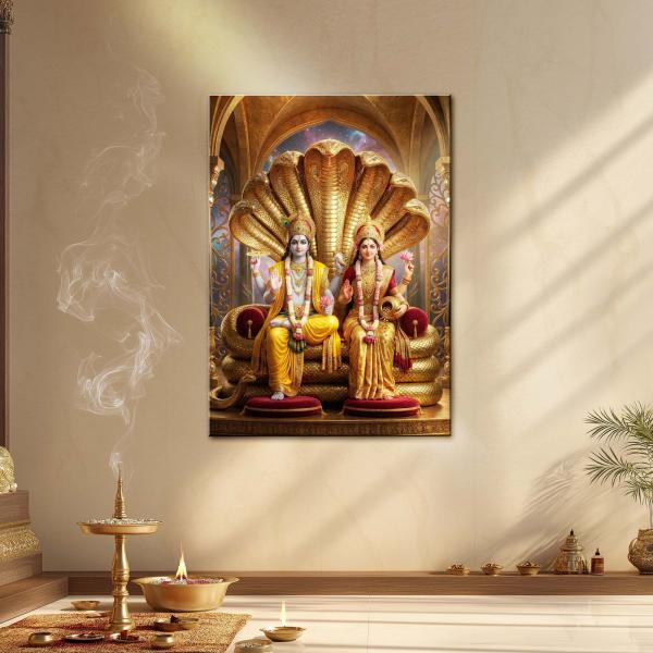 Vishnu Lakshmi: Divine Balance of Preservation & Prosperity